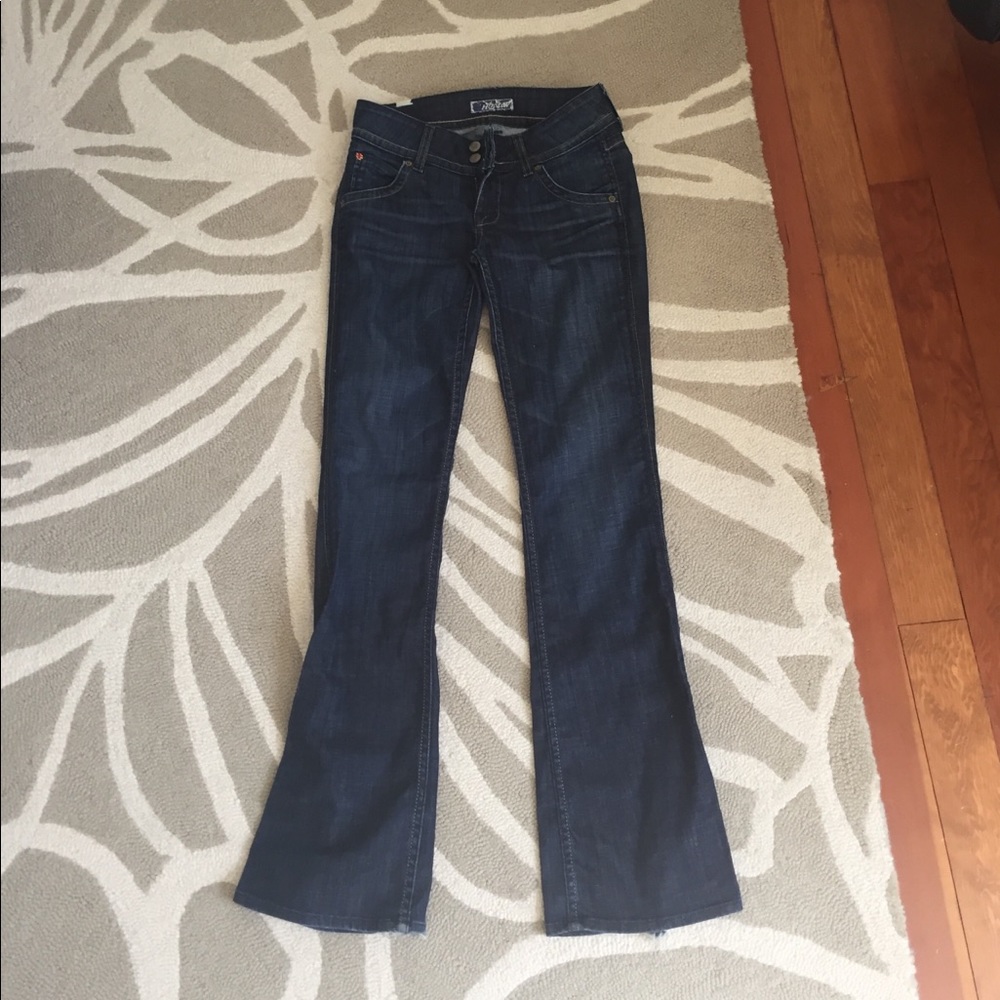 Hudson boot cut dark wash jeans